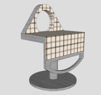 现代凳子SU模型下载_sketchup草图大师SKP模型
