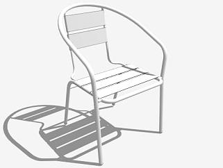 白色铝椅<em>竞技</em>场SU模型下载_sketchup草图大师SKP模型
