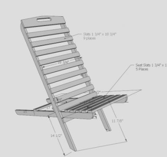 户外白色折椅SU模型下载_sketchup草图大师SKP模型