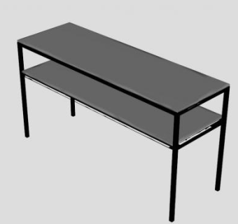 优雅现代风格的电视柜SU模型下载_sketchup草图大师SKP模型