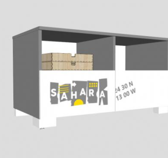 灰白简欧电视柜SU模型下载_sketchup草图大师SKP模型