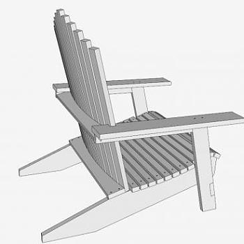 户外<em>沙发白色</em>座椅SU模型下载_sketchup草图大师SKP模型