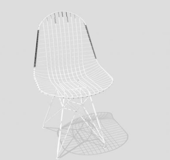 埃姆斯线椅子SU模型下载_sketchup草图大师SKP模型