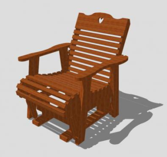 室外椅子SU模型下载_sketchup草图大师SKP模型