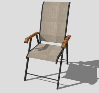 花园椅户外椅SU模型下载_sketchup草图大师SKP模型