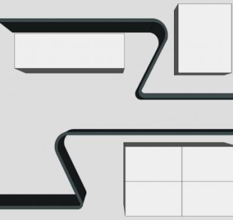 现代简约电视柜最新款SU模型下载_sketchup草图大师SKP模型