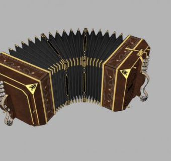 手风琴的SU模型素材设计_su模型下载 草图大师模型_SKP模型
