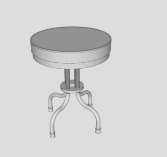 舒适凳子SU模型下载_sketchup草图大师SKP模型