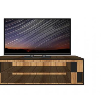 实木时尚简约电视柜SU模型下载_sketchup草图大师SKP模型