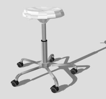 银凳SU模型下载_sketchup草图大师SKP模型