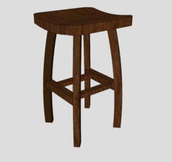 马岛酒吧座椅凳子SU模型下载_sketchup草图大师SKP模型