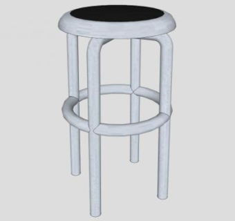 吧椅酒吧座椅SU模型下载_sketchup草图大师SKP模型