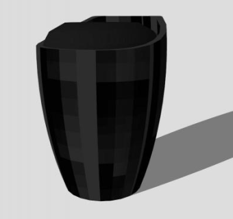 黑色凳子座椅SU模型下载_sketchup草图大师SKP模型