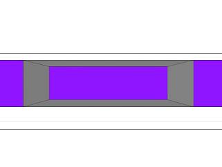 紫色和白色的电视柜SU模型下载_sketchup草图大师SKP...