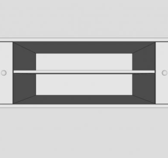 地柜式现代简约电视柜SU模型下载_sketchup草图大师SKP模型