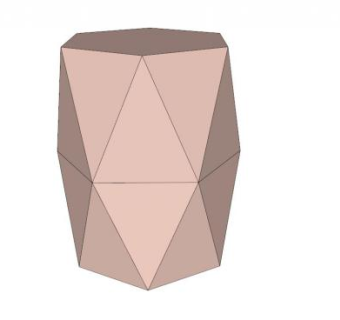 玫瑰金咖啡桌凳SU模型下载_sketchup草图大师SKP模型