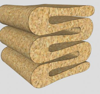 回旋凳座椅SU模型下载_sketchup草图大师SKP模型