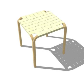 方凳座椅凳子SU模型下载_sketchup草图大师SKP模型