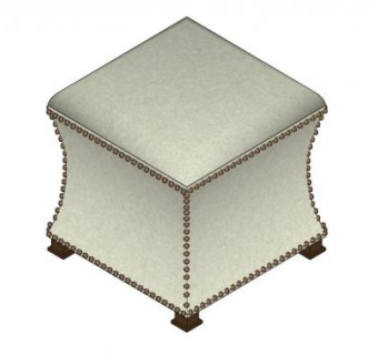 方凳前角凳SU模型下载_sketchup草图大师SKP模型