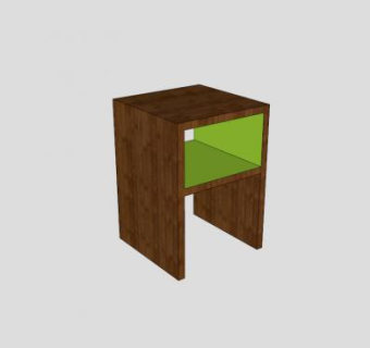 板凳方凳座椅SU模型下载_sketchup草图大师SKP模型