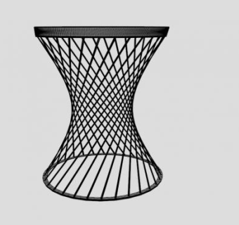 曼荼罗凳子SU模型下载_sketchup草图大师SKP模型