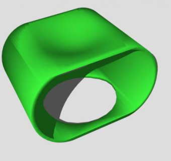 后塑凳绿色凳子SU模型下载_sketchup草图大师SKP模型