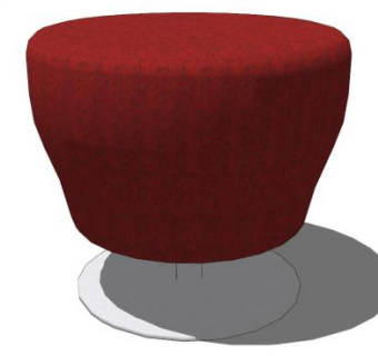 软座凳子SU模型下载_sketchup草图大师SKP模型