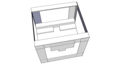 主卧架子床SU模型下载_sketchup草图大师SKP模型