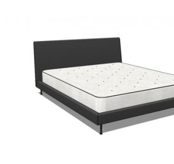 马克产品特大床SU模型下载_sketchup草图大师SKP模型