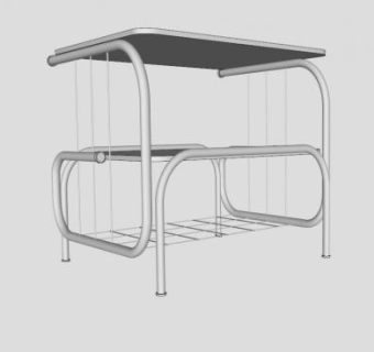 欧式创意电视柜SU模型下载_sketchup草图大师SKP模型