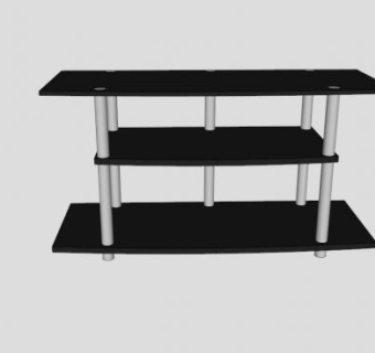 廉价的电视柜SU模型下载_sketchup草图大师SKP模型