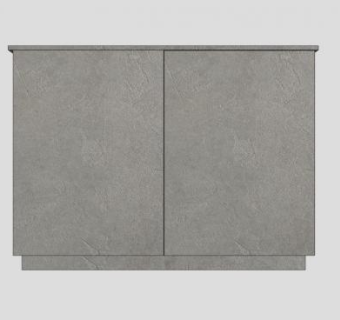 灰色简约现代电视柜SU模型下载_sketchup草图大师SKP模型