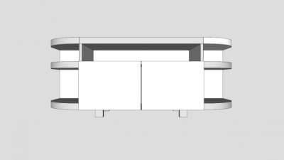 欧式现代电视柜SU模型下载_sketchup草图大师SKP模型