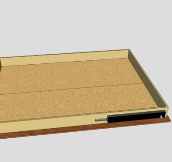 平板壁床SU模型下载_sketchup草图大师SKP模型