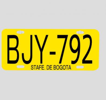 汽车车牌的SU模型设计_su模型下载 草图大师模型_SKP模型