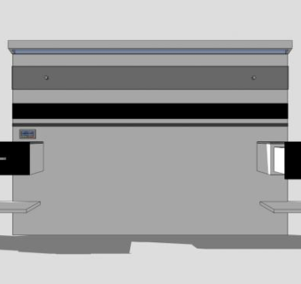 现代床头柜SU模型下载_sketchup草图大师SKP模型