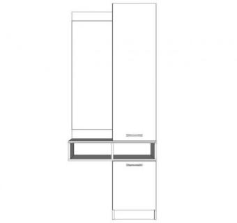 白色简欧鞋柜SU模型下载_sketchup草图大师SKP模型