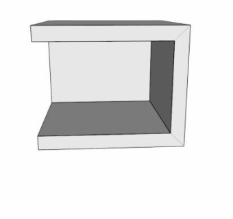 勒德洛床边床头柜SU模型下载_sketchup草图大师SKP模型