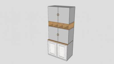 衣橱和鞋柜SU模型下载_sketchup草图大师SKP模型
