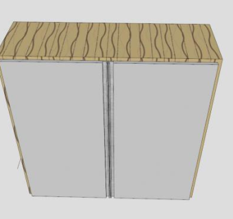 小型简约鞋柜SU模型下载_sketchup草图大师SKP模型