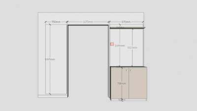 入户鞋柜SU模型下载_sketchup草图大师SKP模型