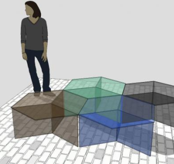 第五元素餐桌SU模型下载_sketchup草图大师SKP模型