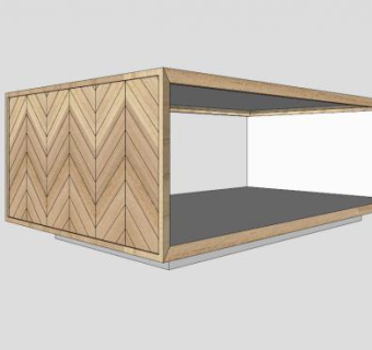 侯爵咖啡桌餐桌SU模型下载_sketchup草图大师SKP模型