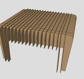咖啡餐桌SU模型下载_sketchup草图大师SKP模型