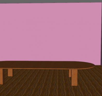 餐厅实木餐桌SU模型下载_sketchup草图大师SKP模型