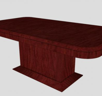 红木艺术装饰餐桌SU模型下载_sketchup草图大师SKP模型
