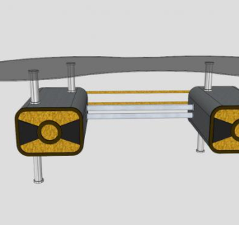现代办公台玻璃桌SU模型下载_sketchup草图大师SKP模型