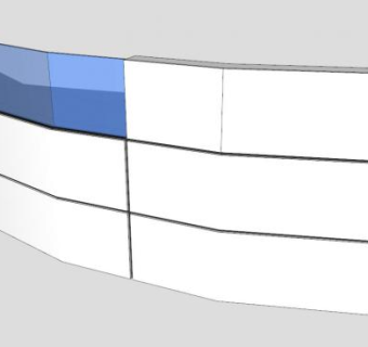极简主义前台接待处SU模型下载_sketchup草图大师SKP模型
