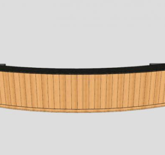 大型展览展示接待台SU模型下载_sketchup草图大师SKP模型