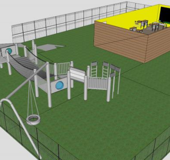 教室学校桌椅SU模型下载_sketchup草图大师SKP模型